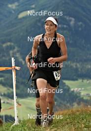 07.09.2011, Scuol, Switzerland (SUI): slower racers on the way to the top   - Gore Tex Transalpine Run, trail running, 6km, Scuol (SUI). www.nordicfocus.com. © NordicFocus. Every downloaded picture is fee-liable.