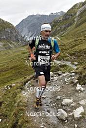 08.09.2011, Mals, Italy (ITA): David Lopez Castan (ESP), TEAM TRANGOWORLD GORE-TEX SPAIN II             - Gore Tex Transalpine Run, trail running, 39km, Scuol (SUI) - Mals (ITA). www.nordicfocus.com. © NordicFocus. Every downloaded picture is fee-liable.