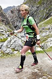 08.09.2011, Mals, Italy (ITA): Stefanie Felgenhauer (Team Craft Women)    - Gore Tex Transalpine Run, trail running, 39km, Scuol (SUI) - Mals (ITA). www.nordicfocus.com. © NordicFocus. Every downloaded picture is fee-liable.