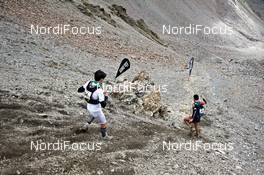 09.09.2011, Schlanders, Italy (ITA): runners passing the Rappenscharte   - Gore Tex Transalpine Run, trail running, 37km, Mals (ITA) - Schlanders (ITA). www.nordicfocus.com. © NordicFocus. Every downloaded picture is fee-liable.