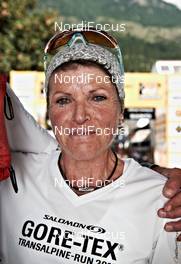 09.09.2011, Schlanders, Italy (ITA): Gaby Steigmeier (SUI), TEAM SALOMON    - Gore Tex Transalpine Run, trail running, 37km, Mals (ITA) - Schlanders (ITA). www.nordicfocus.com. © NordicFocus. Every downloaded picture is fee-liable.