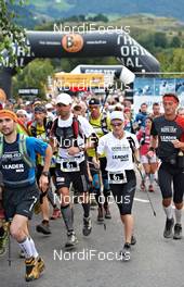09.09.2011, Schlanders, Italy (ITA): start   - Gore Tex Transalpine Run, trail running, 37km, Mals (ITA) - Schlanders (ITA). www.nordicfocus.com. © NordicFocus. Every downloaded picture is fee-liable.