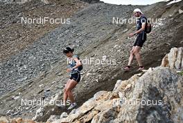 09.09.2011, Schlanders, Italy (ITA): runners on the descent of Rappenscharte   - Gore Tex Transalpine Run, trail running, 37km, Mals (ITA) - Schlanders (ITA). www.nordicfocus.com. © NordicFocus. Every downloaded picture is fee-liable.