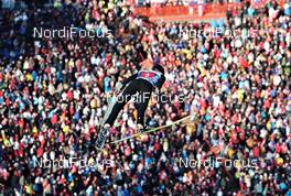 03.01.2011, Innsbruck, Austria (AUT): Kamil Stoch (POL), Fischer  - FIS world cup ski jumping, four hills tournament, individual HS130, Innsbruck (AUT). www.nordicfocus.com. Â© Felgenhauer/NordicFocus. Every downloaded picture is fee-liable.