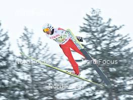 03.01.2011, Innsbruck, Austria (AUT): Taku Tekeuchi (JPN), Fischer  - FIS world cup ski jumping, four hills tournament, individual HS130, Innsbruck (AUT). www.nordicfocus.com. Â© Felgenhauer/NordicFocus. Every downloaded picture is fee-liable.