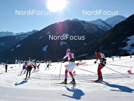 23.01.2010, Lienz, Austria (AUT): racers in the downhill - FIS Marathon Cup Dolomitenlauf, Lienz (AUT). www.nordicfocus.com. © Felgenhauer/NordicFocus. Every downloaded picture is fee-liable.