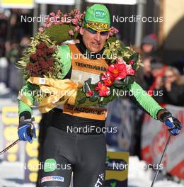 30.01.2011, Val di Fiemme / Val di Fassa, Italy (ITA): todays winner Jerry Ahrlin (SWE), Team Xtra, Madshus, Swix, Rottefella, Craft  - FIS Marathon Cup Marcialonga, Val di Fiemme / Val di Fassa (ITA). www.nordicfocus.com. © Hemmersbach/NordicFocus. Every downloaded picture is fee-liable.