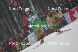 07.01.2012, Oberhof, Germany (GER): Evgeny Abramenko (BLR), Fischer, Rottefella, Swix - IBU world cup biathlon, sprint men, Oberhof (GER). www.nordicfocus.com. © Manzoni/NordicFocus. Every downloaded picture is fee-liable.