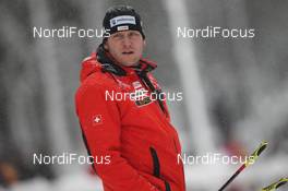 07.01.2012, Oberhof, Germany (GER): Joern Wollschlaeger (GER), coach Team Switzerland - IBU world cup biathlon, sprint men, Oberhof (GER). www.nordicfocus.com. © Manzoni/NordicFocus. Every downloaded picture is fee-liable.