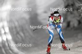 06.01.2012, Oberhof, Germany (GER): Darya Yurlova (EST), Peltonen, Rottefella, Alpina, Swix- IBU world cup biathlon, sprint women, Oberhof (GER). www.nordicfocus.com. © Manzoni/NordicFocus. Every downloaded picture is fee-liable.