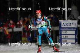 06.01.2012, Oberhof, Germany (GER): Natalya Burdyga (URK), Fischer, Rottefella, Swix - IBU world cup biathlon, sprint women, Oberhof (GER). www.nordicfocus.com. © Manzoni/NordicFocus. Every downloaded picture is fee-liable.