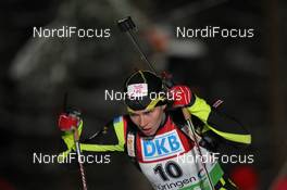 06.01.2012, Oberhof, Germany (GER): Anais Bescond (FRA), Madshus, Rottefella, Swix, OneWay - IBU world cup biathlon, sprint women, Oberhof (GER). www.nordicfocus.com. © Manzoni/NordicFocus. Every downloaded picture is fee-liable.