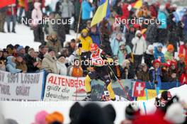 21.01.2012, Antholz, Italy (ITA): Franziska Hildebrand (GER), Salomon, Leki, adidas - IBU world cup biathlon, relay women, Antholz (ITA). www.nordicfocus.com. © Manzoni/NordicFocus. Every downloaded picture is fee-liable.