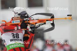 20.01.2012, Antholz, Italy (ITA): Ole Einar Bjoerndalen (NOR), Madshus, Rottefella, Odlo - IBU world cup biathlon, sprint men, Antholz (ITA). www.nordicfocus.com. © Manzoni/NordicFocus. Every downloaded picture is fee-liable.