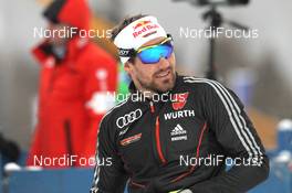 20.01.2012, Antholz, Italy (ITA): Michael Roesch (GER), Fischer, Rottefella, OneWay, adidas - IBU world cup biathlon, sprint men, Antholz (ITA). www.nordicfocus.com. © Manzoni/NordicFocus. Every downloaded picture is fee-liable.