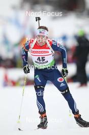 20.01.2012, Antholz, Italy (ITA): Lowell Bailey (USA), Rossignol, Rottefella, One Way - IBU world cup biathlon, sprint men, Antholz (ITA). www.nordicfocus.com. © Manzoni/NordicFocus. Every downloaded picture is fee-liable.