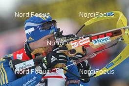 20.01.2012, Antholz, Italy (ITA): Bjoern Ferry (SWE), Fischer, Rottefella, Leki, adidas - IBU world cup biathlon, sprint men, Antholz (ITA). www.nordicfocus.com. © Manzoni/NordicFocus. Every downloaded picture is fee-liable.
