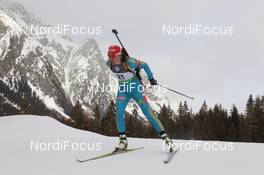 19.01.2012, Antholz, Italy (ITA): Olena Pidhrushna (UKR), Fischer, Rottefella - IBU world cup biathlon, sprint women, Antholz (ITA). www.nordicfocus.com. © Manzoni/NordicFocus. Every downloaded picture is fee-liable.