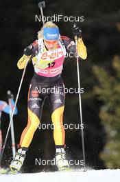 19.01.2012, Antholz, Italy (ITA): Magdalena Neuner (GER), Fischer, Rottefella, Swix, adidas, Toko - IBU world cup biathlon, sprint women, Antholz (ITA). www.nordicfocus.com. © Manzoni/NordicFocus. Every downloaded picture is fee-liable.