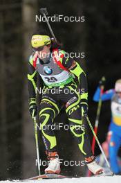 19.01.2012, Antholz, Italy (ITA): Sofie Boilley (FRA), Rossignol, Rottefella, OneWay - IBU world cup biathlon, sprint women, Antholz (ITA). www.nordicfocus.com. © Manzoni/NordicFocus. Every downloaded picture is fee-liable.