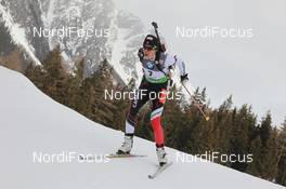 19.01.2012, Antholz, Italy (ITA): Megan Imrie (CAN), Salomon, Leki - IBU world cup biathlon, sprint women, Antholz (ITA). www.nordicfocus.com. © Manzoni/NordicFocus. Every downloaded picture is fee-liable.