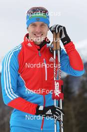 19.01.2012, Antholz, Italy (ITA): Evgeny Ustyugov (RUS), Fischer, Rottefella, Swix, adidas - IBU world cup biathlon, training, Antholz (ITA). www.nordicfocus.com. © Manzoni/NordicFocus. Every downloaded picture is fee-liable.