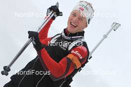 19.01.2012, Antholz, Italy (ITA): Tarjei Boe (NOR), Fischer, Rottefella, Swix, ODLO - IBU world cup biathlon, training, Antholz (ITA). www.nordicfocus.com. © Manzoni/NordicFocus. Every downloaded picture is fee-liable.