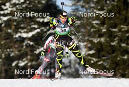 02.02.2012, Holmenkollen, Norway (NOR):  Anais Bescond (FRA), Madshus, Rottefella, Swix, OneWay - IBU world cup biathlon, sprint women, Holmenkollen (NOR). www.nordicfocus.com. Â© Laiho/NordicFocus. Every downloaded picture is fee-liable.