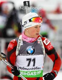 02.02.2012, Holmenkollen, Norway (NOR): Tiril Eckhoff (NOR)  - IBU world cup biathlon, sprint women, Holmenkollen (NOR). www.nordicfocus.com. Â© Laiho/NordicFocus. Every downloaded picture is fee-liable.