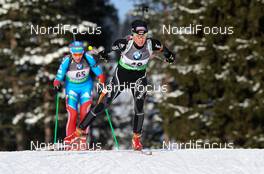 02.02.2012, Holmenkollen, Norway (NOR):  Selina Gasparin (SUI), Rossignol, Rottefella, Alpina, Leki, ODLO - IBU world cup biathlon, sprint women, Holmenkollen (NOR). www.nordicfocus.com. Â© Laiho/NordicFocus. Every downloaded picture is fee-liable.