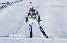 02.02.2012, Holmenkollen, Norway (NOR): Eveli Saue (EST), Madshus, Rottefella  - IBU world cup biathlon, sprint women, Holmenkollen (NOR). www.nordicfocus.com. Â© Laiho/NordicFocus. Every downloaded picture is fee-liable.