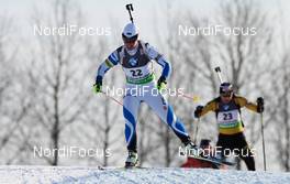 02.02.2012, Holmenkollen, Norway (NOR): Kadri Lehtla (EST), Fischer, Rottefella, Leki  - IBU world cup biathlon, sprint women, Holmenkollen (NOR). www.nordicfocus.com. Â© Laiho/NordicFocus. Every downloaded picture is fee-liable.
