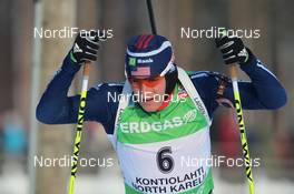 12.02.2012, Kontiolahti, Finland (FIN): Russell Currier (USA), Rossignol, Rottefella, OneWay, adidas - IBU world cup biathlon, pursuit men, Kontiolahti (FIN). www.nordicfocus.com. © Manzoni/NordicFocus. Every downloaded picture is fee-liable.