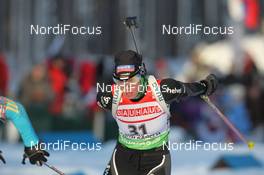 12.02.2012, Kontiolahti, Finland (FIN): Selina Gasparin (SUI), Rossignol, Rottefella, Alpina, Leki, ODLO - IBU world cup biathlon, pursuit women, Kontiolahti (FIN). www.nordicfocus.com. © Manzoni/NordicFocus. Every downloaded picture is fee-liable.