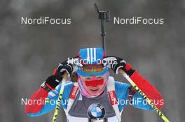 10.02.2012, Kontiolahti, Finland (FIN): Ekaterina Shumilova (RUS) - IBU world cup biathlon, sprint women, Kontiolahti (FIN). www.nordicfocus.com. © Manzoni/NordicFocus. Every downloaded picture is fee-liable.