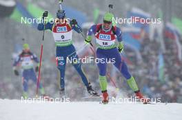17.03.2012, Khanty-Mansiysk, Russia (RUS): Klemen Bauer (SLO), Fischer, Rottefella, Alpina, Swix - IBU world cup biathlon, pursuit men, Khanty-Mansiysk (RUS). www.nordicfocus.com. © Manzoni/NordicFocus. Every downloaded picture is fee-liable.