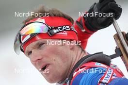 06.03.2012, Ruhpolding, Germany (GER): Michal Slesingr (CZE), Rossignol, Rottefella, Leki - IBU world championships biathlon, individual men, Ruhpolding (GER). www.nordicfocus.com. © Manzoni/NordicFocus. Every downloaded picture is fee-liable.