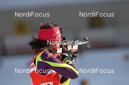 07.03.2012, Ruhpolding, Germany (GER): Sofie Boilley (FRA), Rossignol, Rottefella, OneWay - IBU world championships biathlon, individual women, Ruhpolding (GER). www.nordicfocus.com. © Manzoni/NordicFocus. Every downloaded picture is fee-liable.