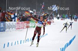 11.03.2012, Ruhpolding, Germany (GER): Tora Berger (NOR), Fischer, Rottefella, Odlo - IBU world championships biathlon, mass women, Ruhpolding (GER). www.nordicfocus.com. © Felgenhauer/NordicFocus. Every downloaded picture is fee-liable.