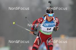 04.03.2012, Ruhpolding, Germany (GER): Elise Ringen (NOR), Fischer, Rottefella, Odlo - IBU world championships biathlon, pursuit women, Ruhpolding (GER). www.nordicfocus.com. © Manzoni/NordicFocus. Every downloaded picture is fee-liable.