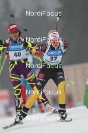 04.03.2012, Ruhpolding, Germany (GER): Miriam Goessner (GER), Fischer, Salomon, Swix, adidas - IBU world championships biathlon, pursuit women, Ruhpolding (GER). www.nordicfocus.com. © Manzoni/NordicFocus. Every downloaded picture is fee-liable.