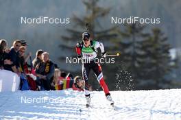 01.03.2012, Ruhpolding, Germany (GER): Megan Imrie (CAN), Salomon, Leki - IBU world championships biathlon, relay mixed, Ruhpolding (GER). www.nordicfocus.com. © Manzoni/NordicFocus. Every downloaded picture is fee-liable.