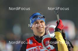 03.03.2012, Ruhpolding, Germany (GER): Michael Greis (GER), Madshus, Rottefella, OneWay, adidas - IBU world championships biathlon, sprint men, Ruhpolding (GER). www.nordicfocus.com. © Manzoni/NordicFocus. Every downloaded picture is fee-liable.