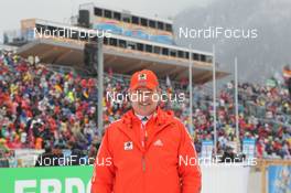 11.03.2012, Ruhpolding, Germany (GER): Franz Berger (AUT), IBU race director - IBU world championships biathlon, training, Ruhpolding (GER). www.nordicfocus.com. © Manzoni/NordicFocus. Every downloaded picture is fee-liable.