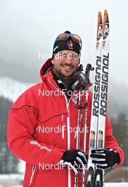29.02.2012, Ruhpolding, Germany (GER): Jean Philippe Leguellec (CAN), Rossignol, Rottefella, Swix - IBU world championships biathlon, training, Ruhpolding (GER). www.nordicfocus.com. © Felgenhauer/NordicFocus. Every downloaded picture is fee-liable.