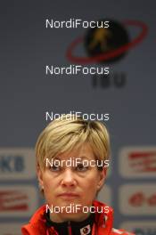 11.03.2012, Ruhpolding, Germany (GER): Nicole Resch (GER), secretary general IBU - IBU world championships biathlon, training, Ruhpolding (GER). www.nordicfocus.com. © Manzoni/NordicFocus. Every downloaded picture is fee-liable.