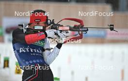 29.02.2012, Ruhpolding, Germany (GER): Marc-Andre Bedard (CAN), Fischer, Rottefella, Swix - IBU world championships biathlon, training, Ruhpolding (GER). www.nordicfocus.com. © Felgenhauer/NordicFocus. Every downloaded picture is fee-liable.