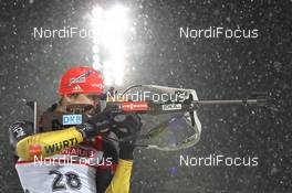 29.11.2012, Oestersund, Sweden (SWE): Arnd Peiffer (GER), Fischer, Salomon, OneWay, adidas - IBU world cup biathlon, individual men, Oestersund (SWE). www.nordicfocus.com. © Manzoni/NordicFocus. Every downloaded picture is fee-liable.