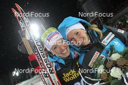 29.11.2012, Oestersund, Sweden (SWE): Selina Gasparin (SUI), Rossignol, Rottefella, Alpina, Swix, ODLO, CASCO, Elisa Gasparin (SUI), Rossignol, Rottefella, Leki, ODLO, CASCO - IBU world cup biathlon, individual women, Oestersund (SWE). www.nordicfocus.com. © Manzoni/NordicFocus. Every downloaded picture is fee-liable.