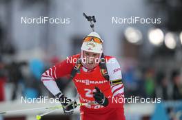 02.12.2012, Oestersund, Sweden (SWE): Friedrich Pinter (AUT), Atomic, OneWay - IBU world cup biathlon, pursuit men, Oestersund (SWE). www.nordicfocus.com. © Manzoni/NordicFocus. Every downloaded picture is fee-liable.